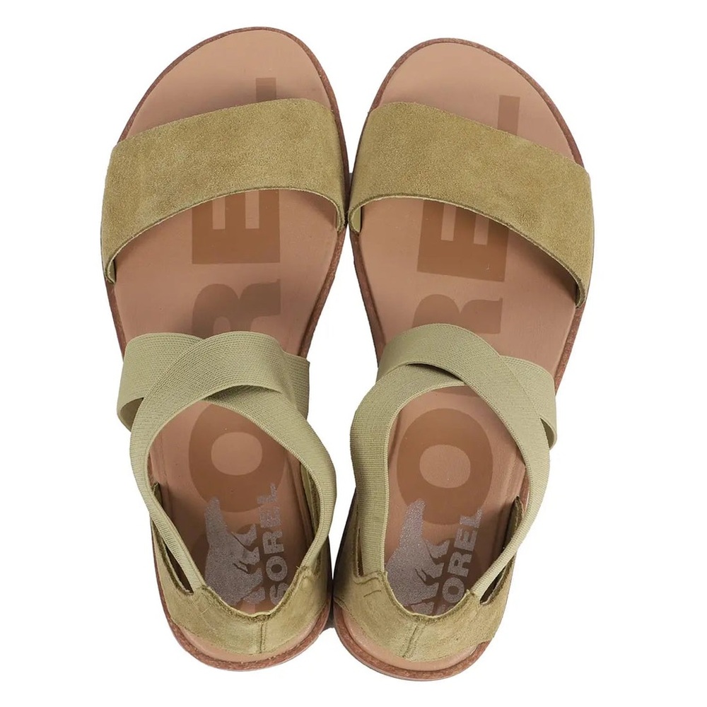 Sorel Women's Ella II Sandal in olive green